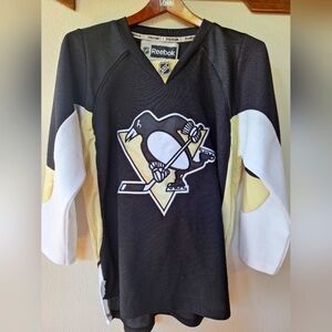 Reebok Pittsburgh Penguins Youth Hockey Jersey Embroidered Patch Size L/XL